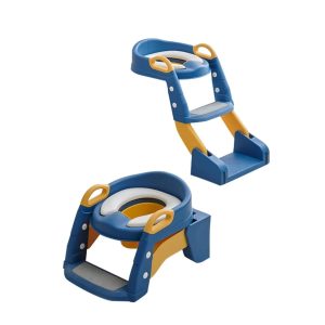 3-in-1 Toilet Trainer Seat with a Ladder and Potty – Toddler Potty Training Seat