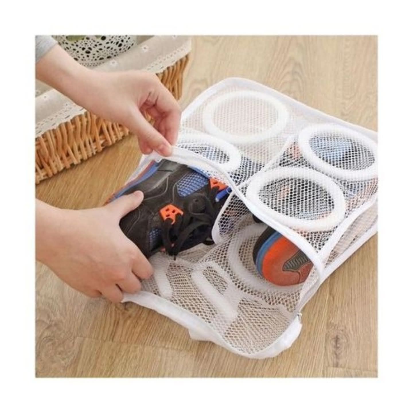 Shoe Mesh Laundry Bag – Washing Machine Shoe Wash Bag