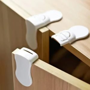Anti-Pinch Hand Child Safety Lock – Adhesive Baby Safety Lock for Drawers, Cabinets & Fridge