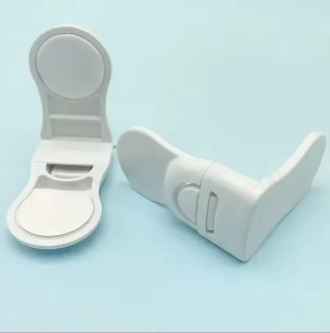 Anti-Pinch Hand Child Safety Lock – Adhesive Baby Safety Lock for Drawers, Cabinets & Fridge