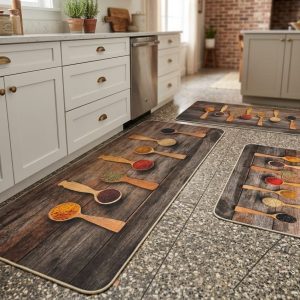 Three Pieces kitchen mat