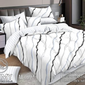6x7 Duvetcover, One bedsheet and four pillowcases