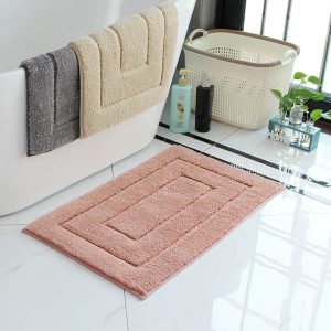 50cm by 80cm Flocking Bathroom Doormats
