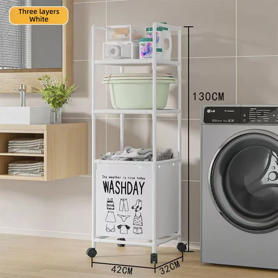 Multi-Functional Home Laundry Storage Rack
